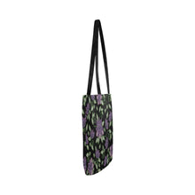 Load image into Gallery viewer, Purple Beaded Rose Reusable Shopping Bag Model 1660 (Two sides) Shopping Tote Bag (1660) e-joyer 
