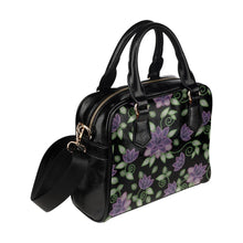 Load image into Gallery viewer, Purple Beaded Rose Shoulder Handbag (Model 1634) Shoulder Handbags (1634) e-joyer 
