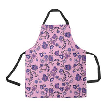 Load image into Gallery viewer, Purple Floral Amour All Over Print Apron All Over Print Apron e-joyer 
