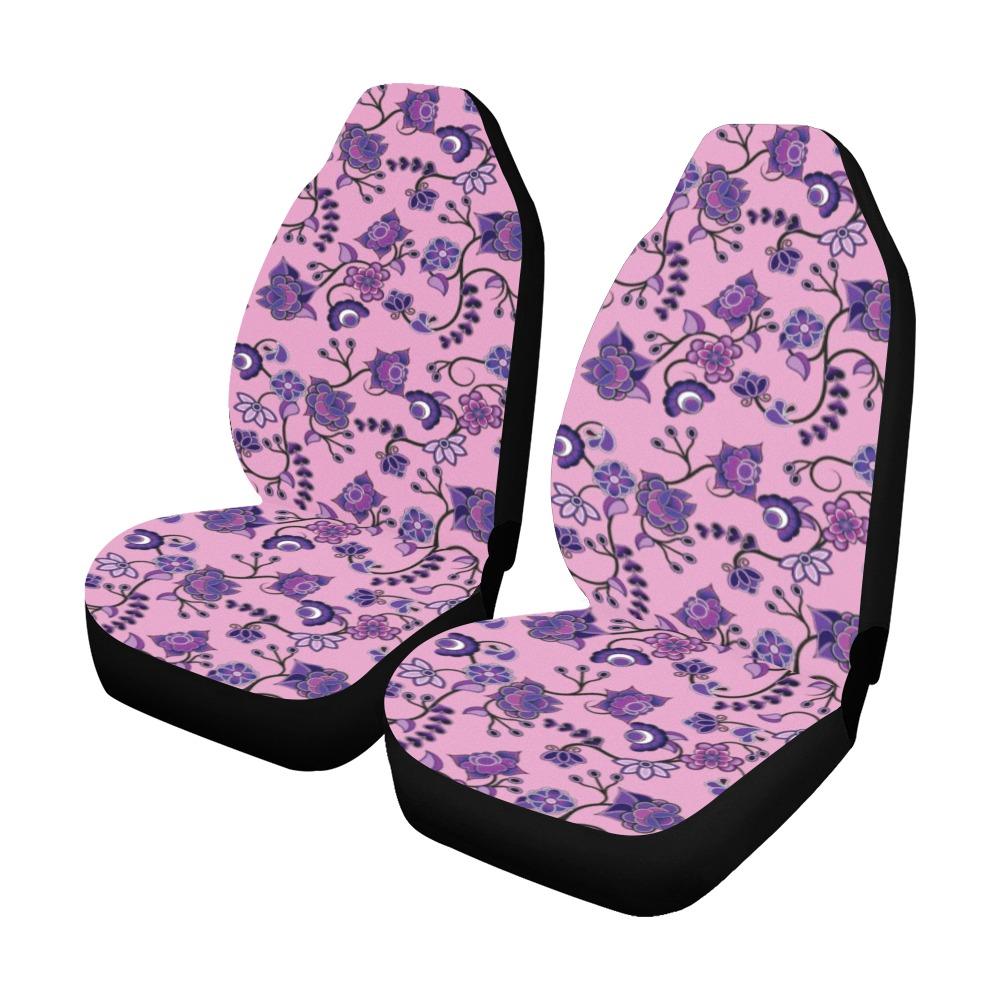 Purple Floral Amour Car Seat Covers (Set of 2) Car Seat Covers e-joyer 