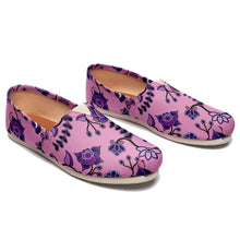 Load image into Gallery viewer, Purple Floral Amour Casual Unisex Slip On Shoe Herman 
