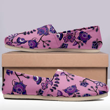 Load image into Gallery viewer, Purple Floral Amour Casual Unisex Slip On Shoe Herman 
