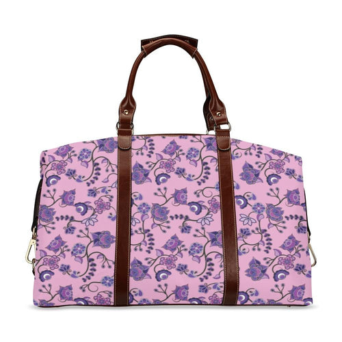 Purple Floral Amour Classic Travel Bag (Model 1643) Remake Classic Travel Bags (1643) e-joyer 