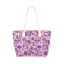 Load image into Gallery viewer, Purple Floral Amour Clover Canvas Tote Bag (Model 1661) Clover Canvas Tote Bag (1661) e-joyer 
