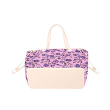 Load image into Gallery viewer, Purple Floral Amour Clover Canvas Tote Bag (Model 1661) Clover Canvas Tote Bag (1661) e-joyer 
