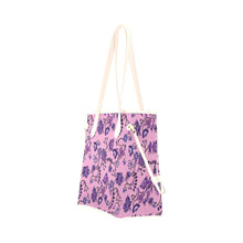 Load image into Gallery viewer, Purple Floral Amour Clover Canvas Tote Bag (Model 1661) Clover Canvas Tote Bag (1661) e-joyer 
