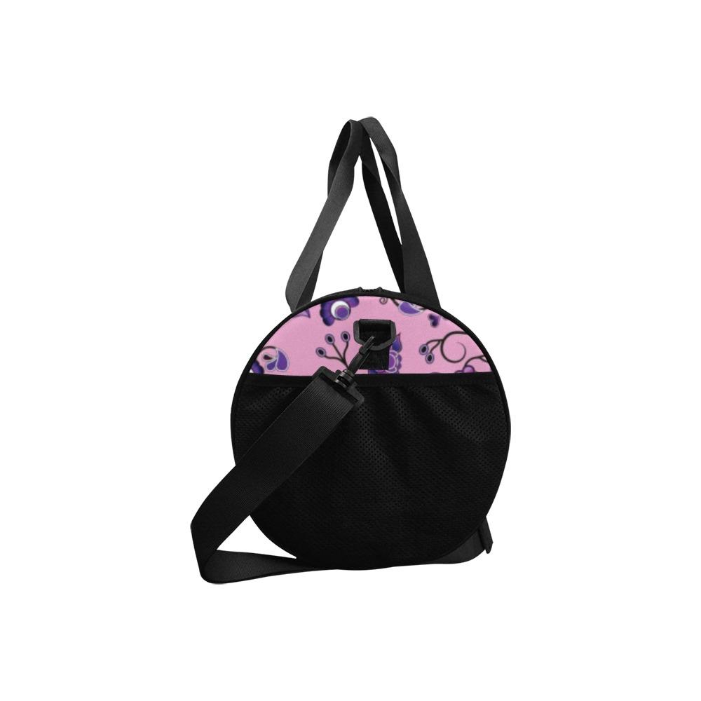 Purple Floral Amour Duffle Bag (Model 1679) Duffle Bag (1679) e-joyer 