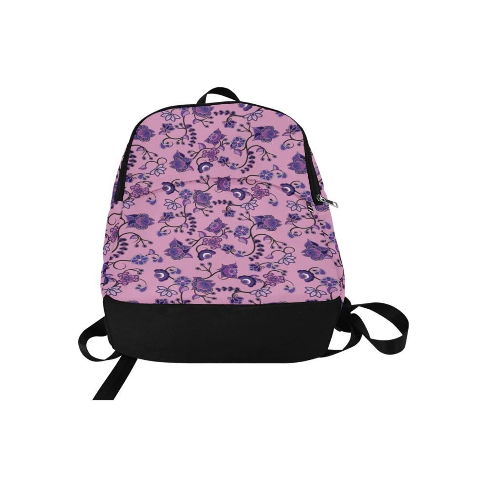 Purple Floral Amour Fabric Backpack for Adult (Model 1659) Casual Backpack for Adult (1659) e-joyer 