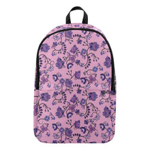 Load image into Gallery viewer, Purple Floral Amour Fabric Backpack for Adult (Model 1659) Casual Backpack for Adult (1659) e-joyer 
