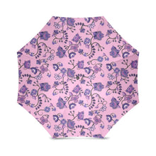 Load image into Gallery viewer, Purple Floral Amour Foldable Umbrella (Model U01) Foldable Umbrella e-joyer 
