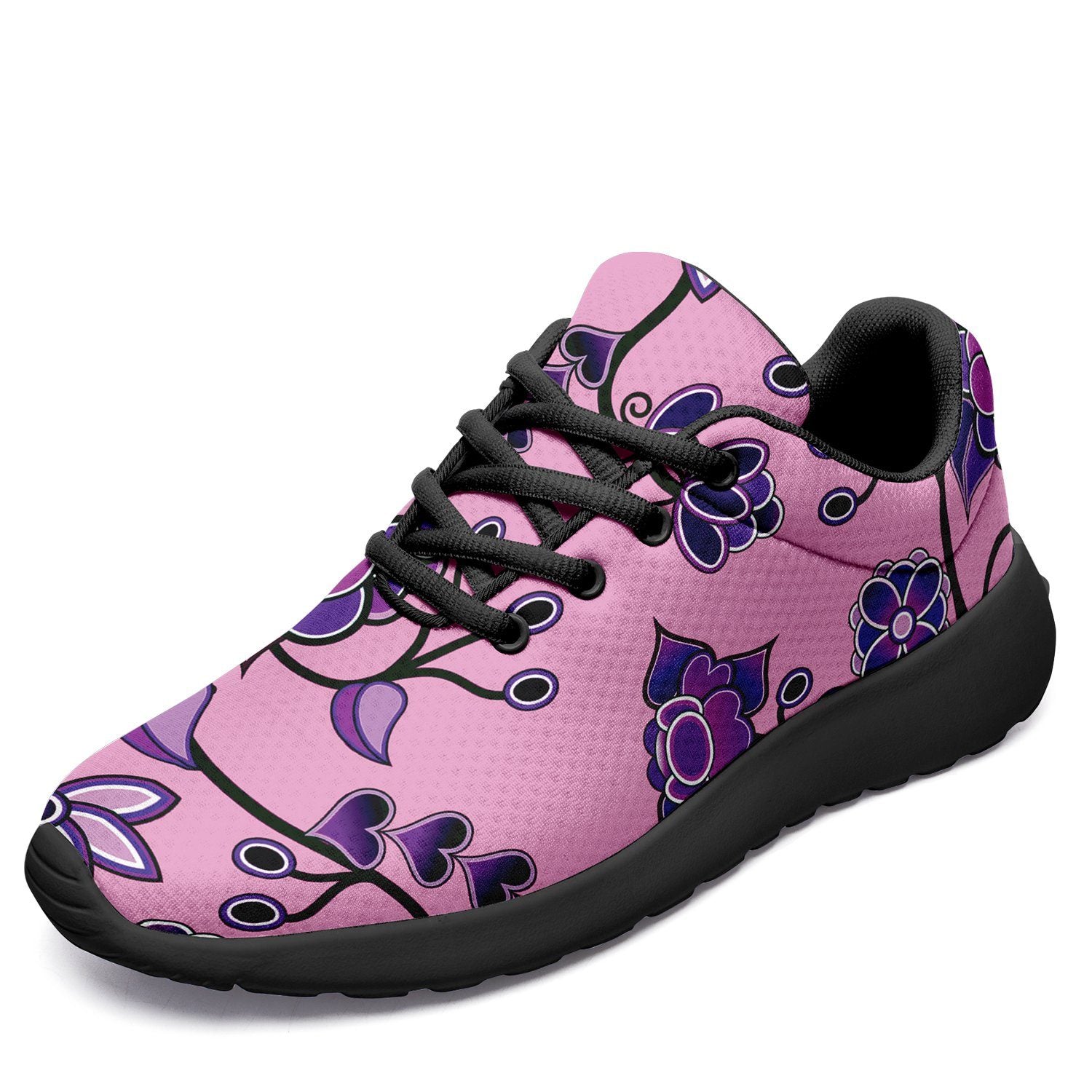 Purple Floral Amour Ikkaayi Sport Sneakers ikkaayi Herman 