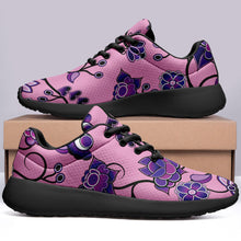 Load image into Gallery viewer, Purple Floral Amour Ikkaayi Sport Sneakers ikkaayi Herman 
