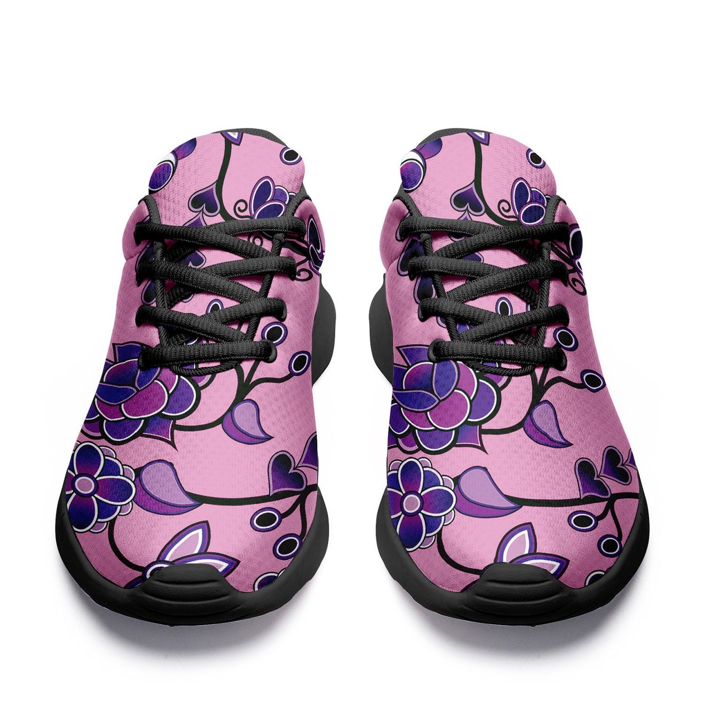 Purple Floral Amour Ikkaayi Sport Sneakers ikkaayi Herman 