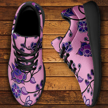 Load image into Gallery viewer, Purple Floral Amour Ikkaayi Sport Sneakers ikkaayi Herman 
