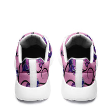 Load image into Gallery viewer, Purple Floral Amour Ikkaayi Sport Sneakers ikkaayi Herman 
