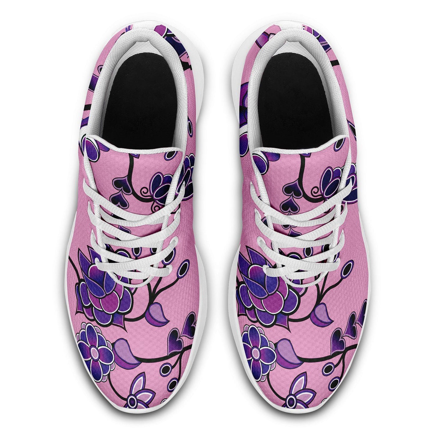 Purple Floral Amour Ikkaayi Sport Sneakers ikkaayi Herman 