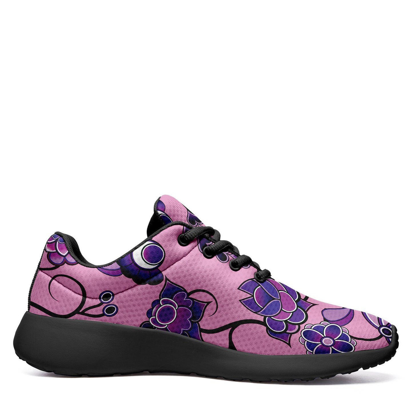 Purple Floral Amour Ikkaayi Sport Sneakers ikkaayi Herman 