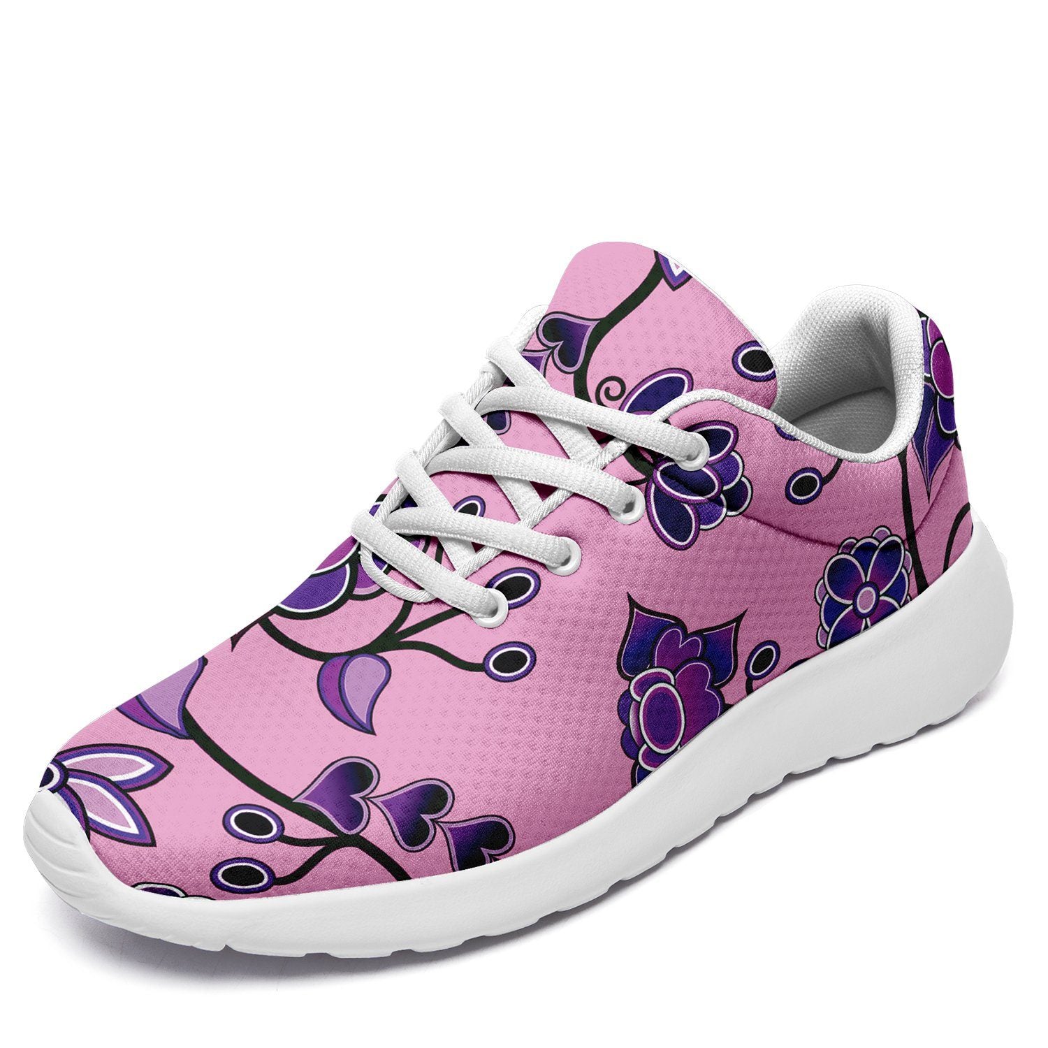 Purple Floral Amour Ikkaayi Sport Sneakers ikkaayi Herman 