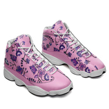 Load image into Gallery viewer, Purple Floral Amour Isstsokini Athletic Shoes Herman 
