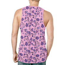 Load image into Gallery viewer, Purple Floral Amour New All Over Print Tank Top for Men (Model T46) New All Over Print Tank Top for Men (T46) e-joyer 
