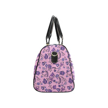 Load image into Gallery viewer, Purple Floral Amour New Waterproof Travel Bag/Large (Model 1639) Waterproof Travel Bags (1639) e-joyer 
