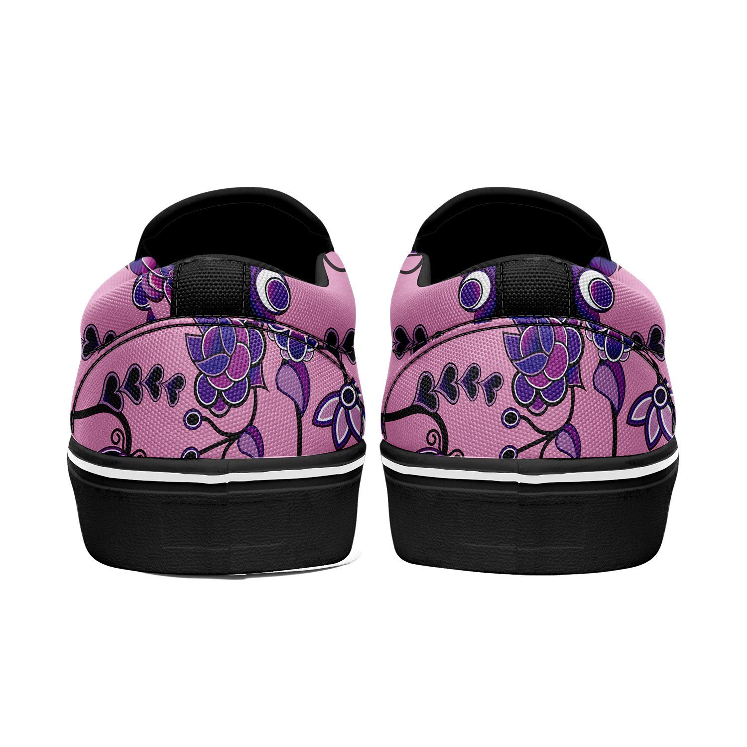 Purple Floral Amour Otoyimm Canvas Slip On Shoes otoyimm Herman 