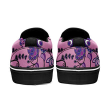 Load image into Gallery viewer, Purple Floral Amour Otoyimm Canvas Slip On Shoes otoyimm Herman 
