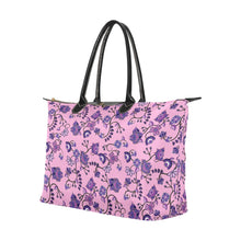 Load image into Gallery viewer, Purple Floral Amour Single-Shoulder Lady Handbag (Model 1714) bag e-joyer 
