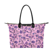 Load image into Gallery viewer, Purple Floral Amour Single-Shoulder Lady Handbag (Model 1714) bag e-joyer 
