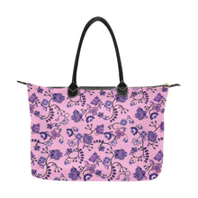 Load image into Gallery viewer, Purple Floral Amour Single-Shoulder Lady Handbag (Model 1714) bag e-joyer 
