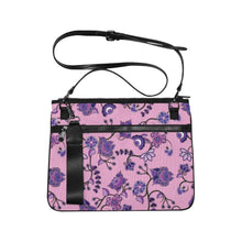 Load image into Gallery viewer, Purple Floral Amour Slim Clutch Bag (Model 1668) Slim Clutch Bags (1668) e-joyer 
