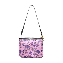 Load image into Gallery viewer, Purple Floral Amour Small Shoulder Bag (Model 1710) Small Shoulder Bag (1710) e-joyer 
