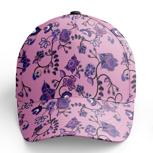 Purple Floral Amour Snapback Hat hat Herman 