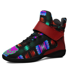 Load image into Gallery viewer, Purple Midnight Bearpaw Ipottaa Basketball / Sport High Top Shoes - Black Sole 49 Dzine US Men 7 / EUR 40 Black Sole with Dark Red Strap 
