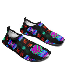 Load image into Gallery viewer, Purple Midnight Bearpaw Sockamoccs Kid&#39;s Slip On Shoes 49 Dzine 
