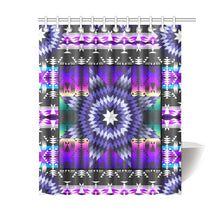 Load image into Gallery viewer, Purple Star Shower Curtain 60&quot;x72&quot; Shower Curtain 60&quot;x72&quot; e-joyer 
