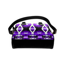 Load image into Gallery viewer, Purple Winter Camp Shoulder Handbag (Model 1634) Shoulder Handbags (1634) e-joyer 
