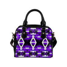 Load image into Gallery viewer, Purple Winter Camp Shoulder Handbag (Model 1634) Shoulder Handbags (1634) e-joyer 
