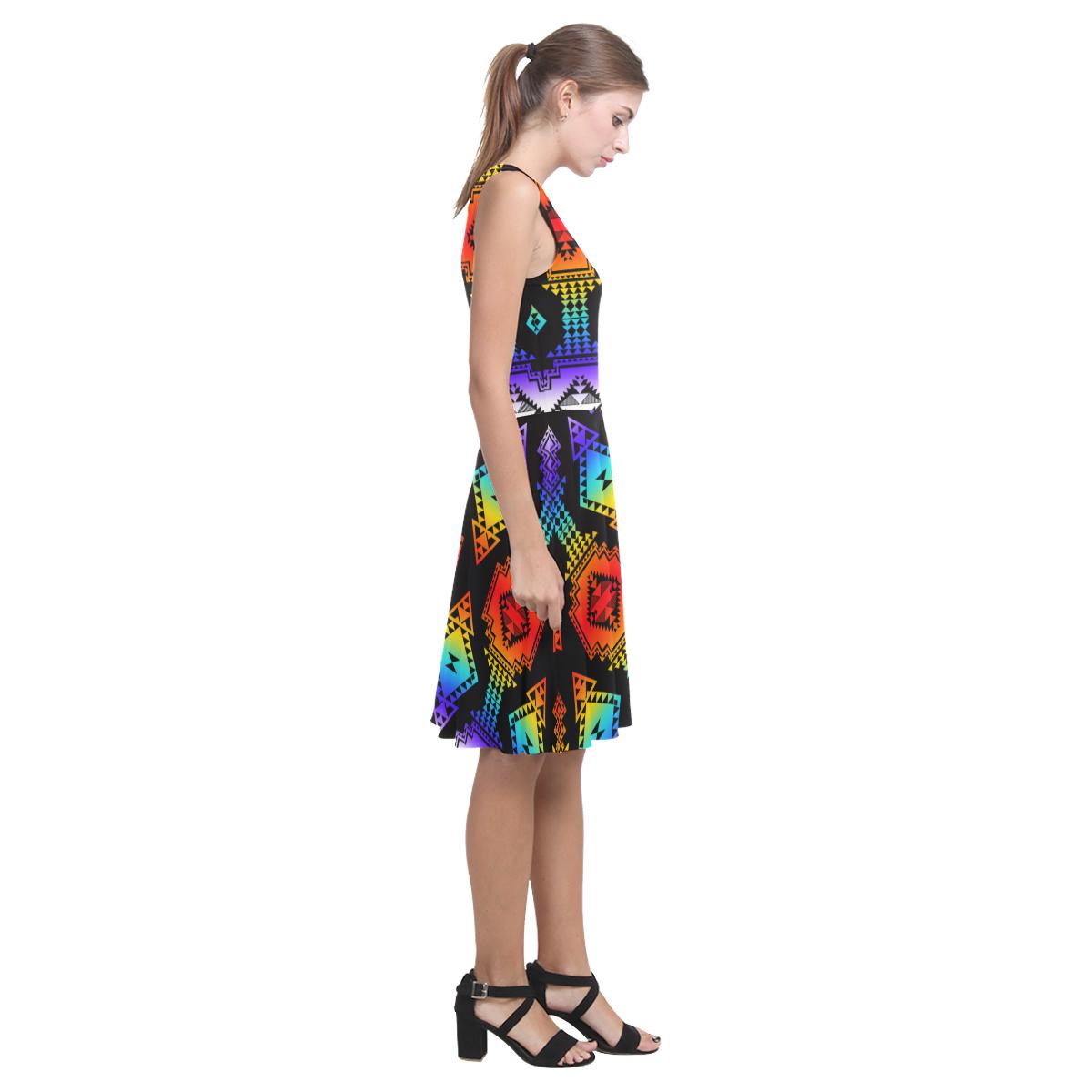 Rainbow Gathering Atalanta Casual Sundress(Model D04) Atalanta Sundress (D04) e-joyer 