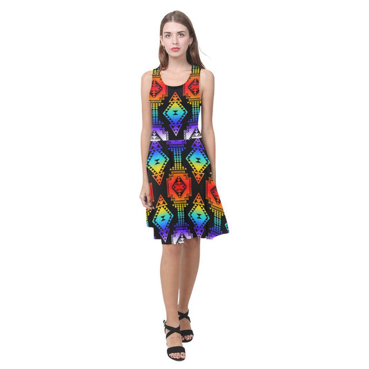 Rainbow Gathering Atalanta Casual Sundress(Model D04) Atalanta Sundress (D04) e-joyer 