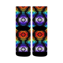 Load image into Gallery viewer, Rainbow Gathering Crew Socks Crew Socks e-joyer 
