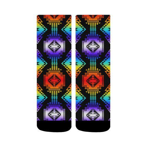 Rainbow Gathering Crew Socks Crew Socks e-joyer 