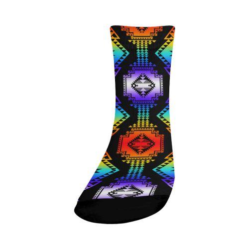 Rainbow Gathering Crew Socks Crew Socks e-joyer 