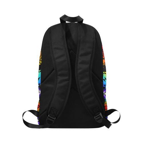 Rainbow Gathering Fabric Backpack for Adult (Model 1659) Casual Backpack for Adult (1659) e-joyer 