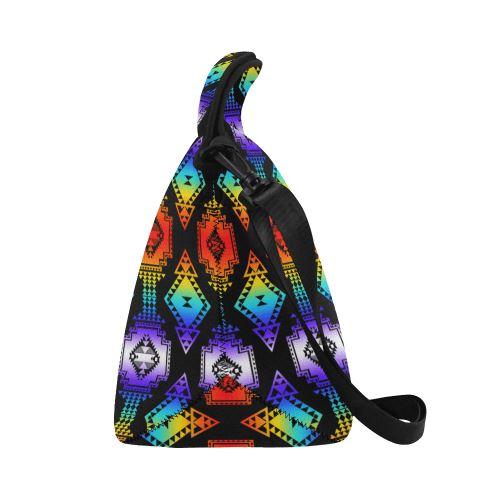 Rainbow Gathering Neoprene Lunch Bag/Large (Model 1669) Neoprene Lunch Bag/Large (1669) e-joyer 