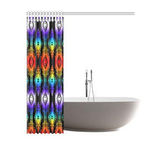 Load image into Gallery viewer, Rainbow Gathering Shower Curtain 60&quot;x72&quot; Shower Curtain 60&quot;x72&quot; e-joyer 
