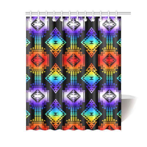 Rainbow Gathering Shower Curtain 60"x72" Shower Curtain 60"x72" e-joyer 