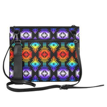 Load image into Gallery viewer, Rainbow Gathering Slim Clutch Bag (Model 1668) Slim Clutch Bags (1668) e-joyer 
