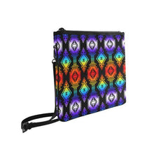 Load image into Gallery viewer, Rainbow Gathering Slim Clutch Bag (Model 1668) Slim Clutch Bags (1668) e-joyer 
