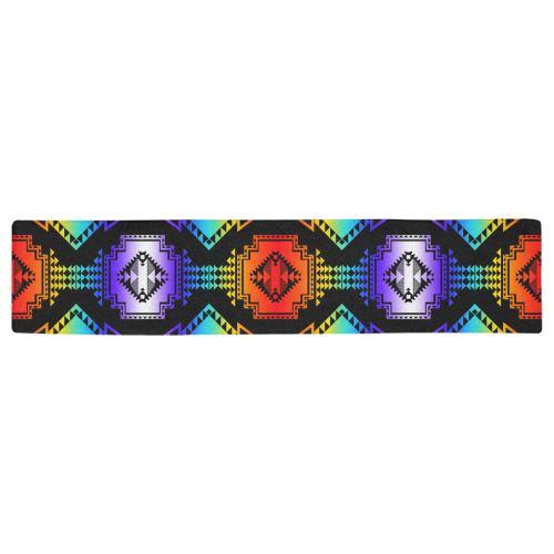 Rainbow Gathering Table Runner 16x72 inch Table Runner 16x72 inch e-joyer 